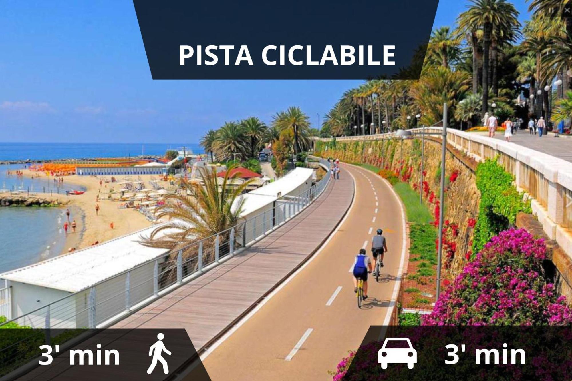 Ariston - Ciclabile Appartamento In Centro Al Mare Con Balcone Sanremo Dış mekan fotoğraf